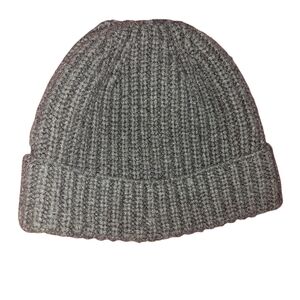 TCM Wool Blend Beanie - Dark Grey Waffle Knit Winter Hat
